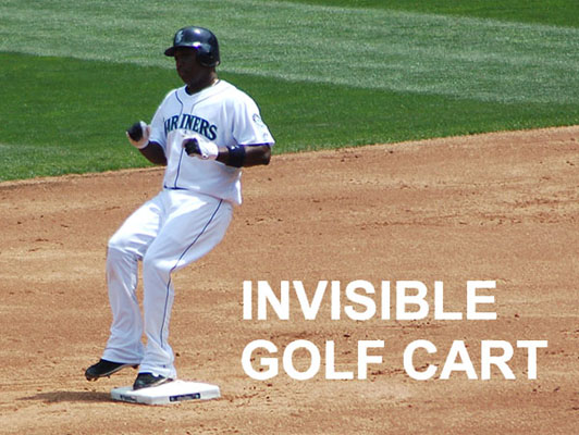 INVISIBLE GOLF CART